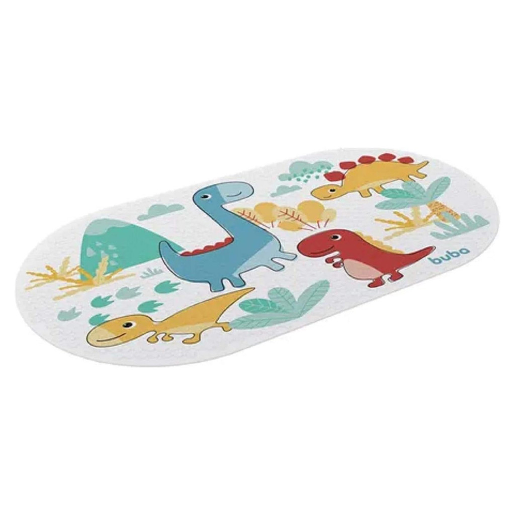 Tapete Antiderrapante com Ventosas para Banho Dino Buba em Oferta na Shopee
