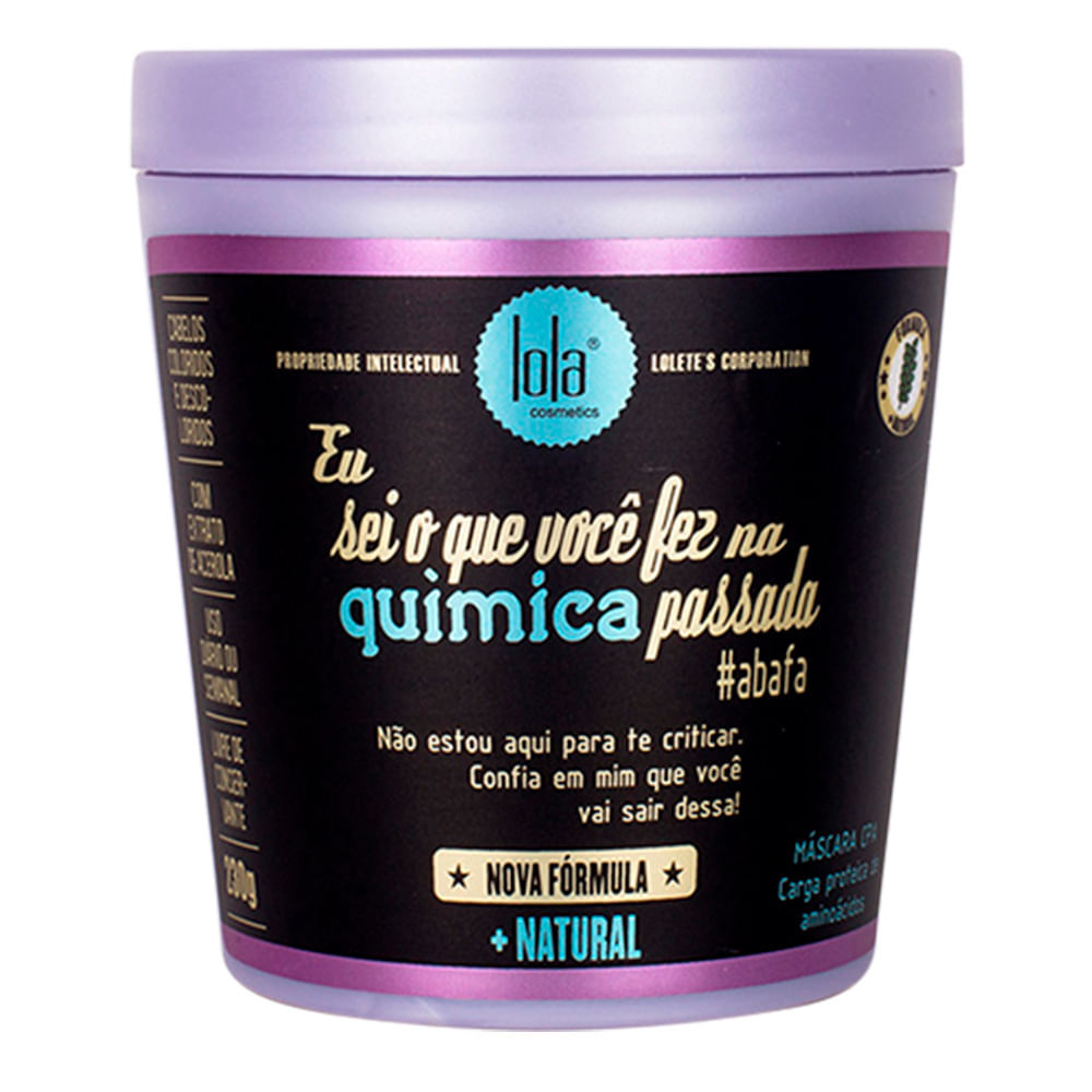 Máscara Lola Eu Sei O Que Você Fez Na Química Passada 230g em Oferta na Shopee