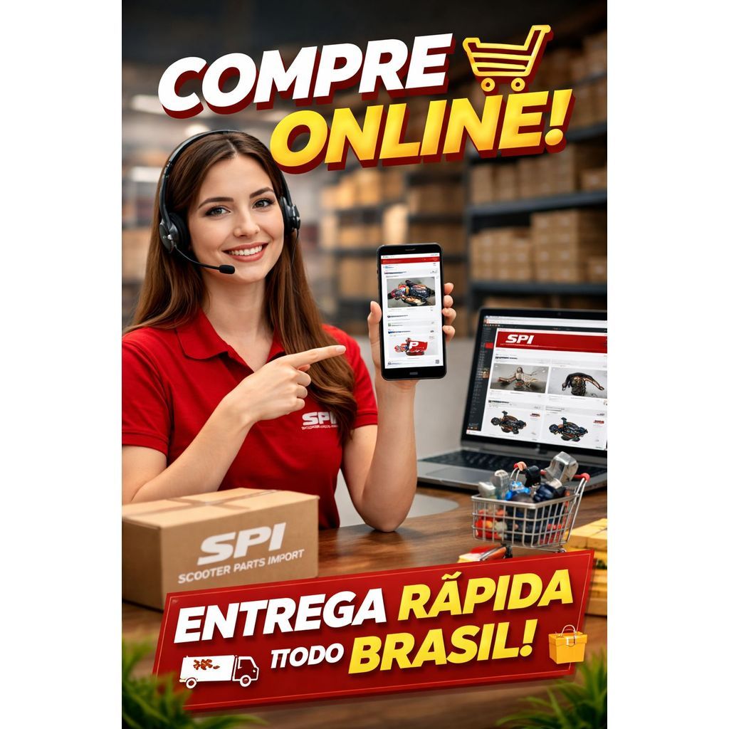 Vela de ignição 80cc bicicleta motorizada 2 tempos — imagem 2 de 2