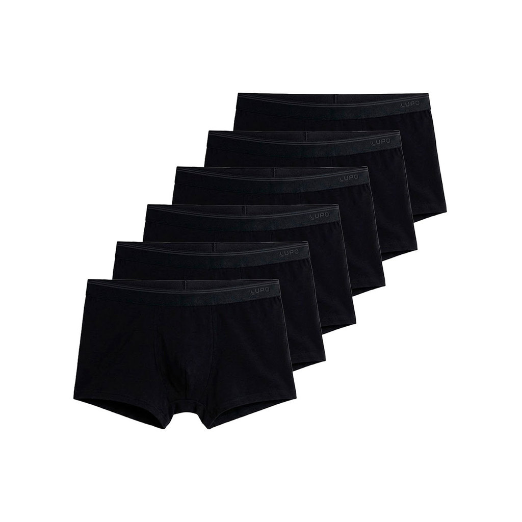 Kit com 6 Cuecas Sunga Lupo 480-003