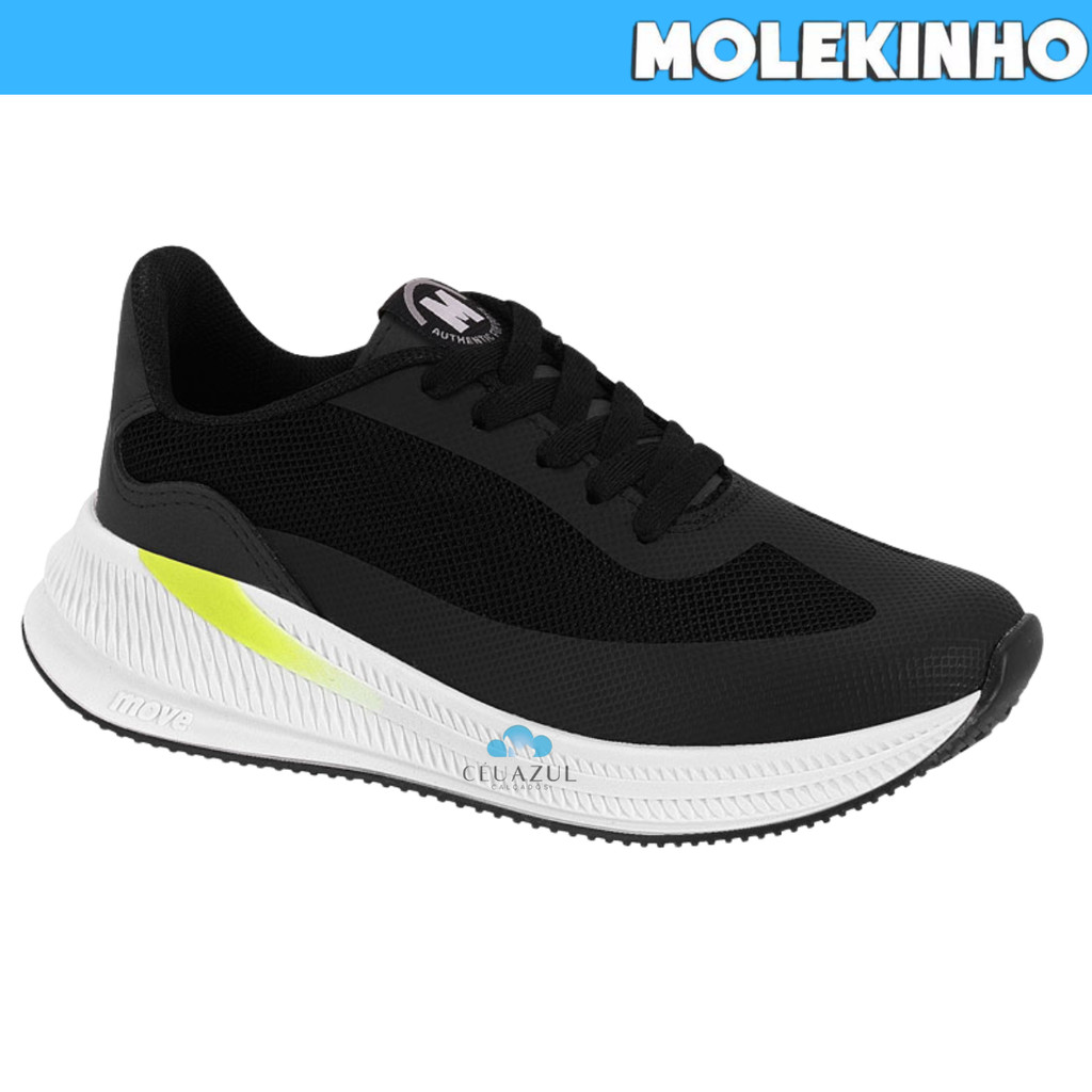 Tênis Infantil Molekinho Move Menino Esportivo Conforto Original em Oferta na Shopee