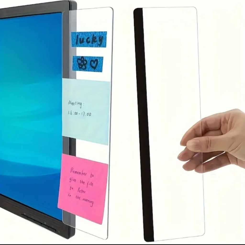 Suporte de monitor para blocos de notas, anotação, lembrete