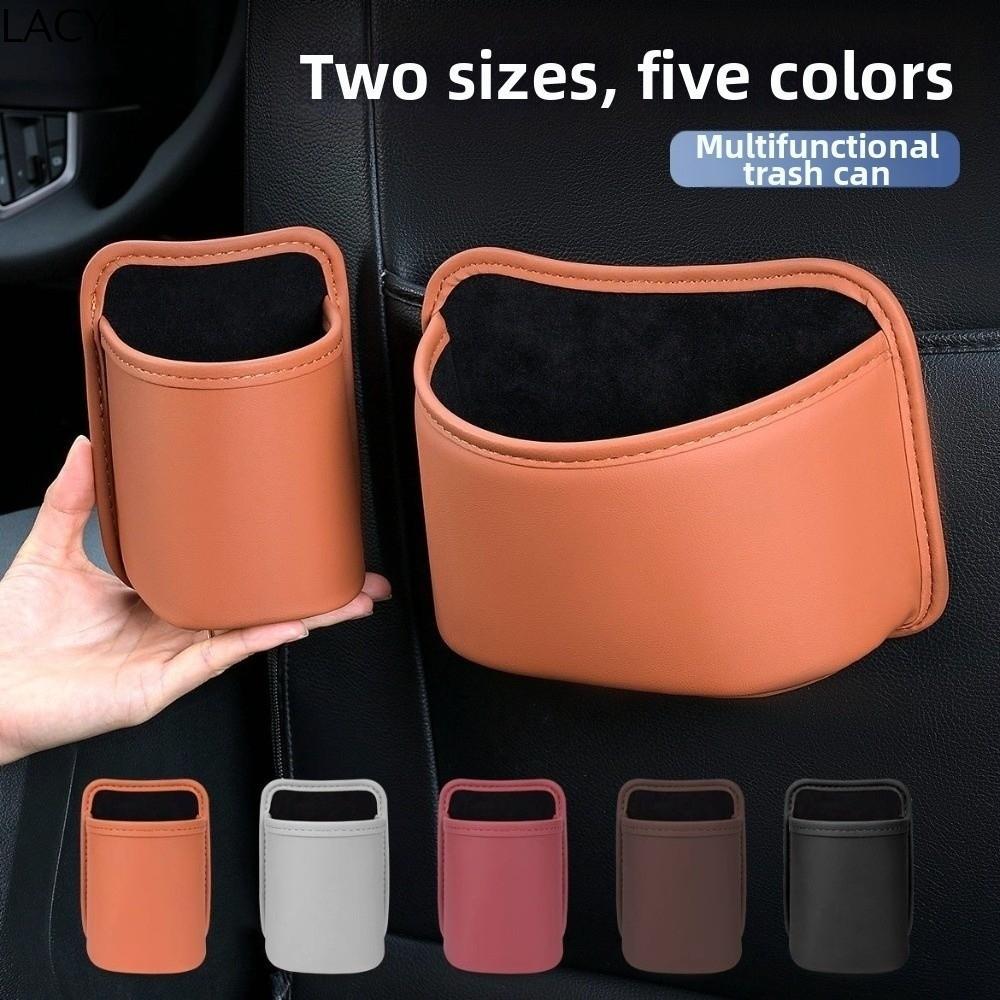 Suporte De Copo Para Carro LACYES , Caixa De Armazenamento De Porta De À Prova D'água De Couro , Design De Clipe , Lata 