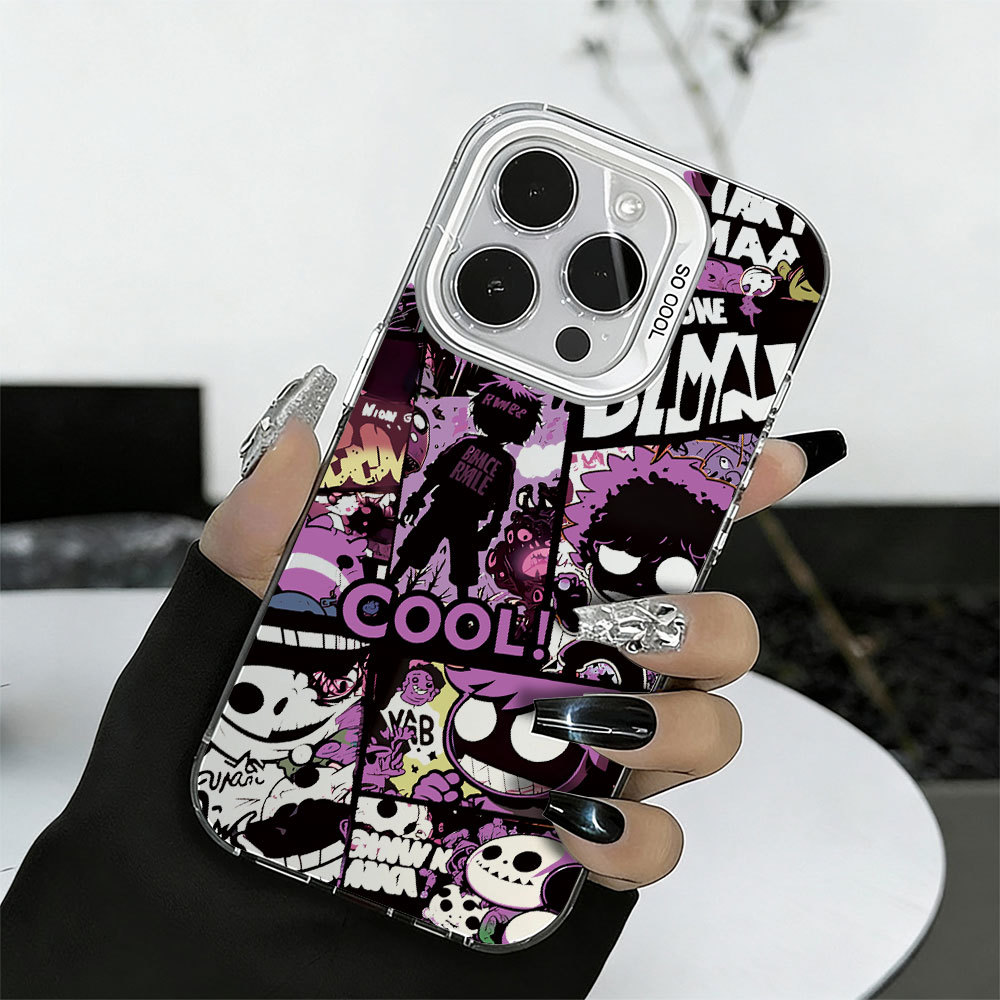 Capinhas diferentes Capa iPhone Capinha iPhone Capinha Grafite Roxo Cool Para 17 16 15 14 13 12 11 Xr Xs Pro Pro Max