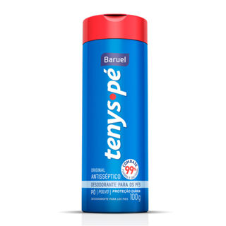 Talco Desodorante Tenys Pé Baruel Original 100g em Oferta na Shopee