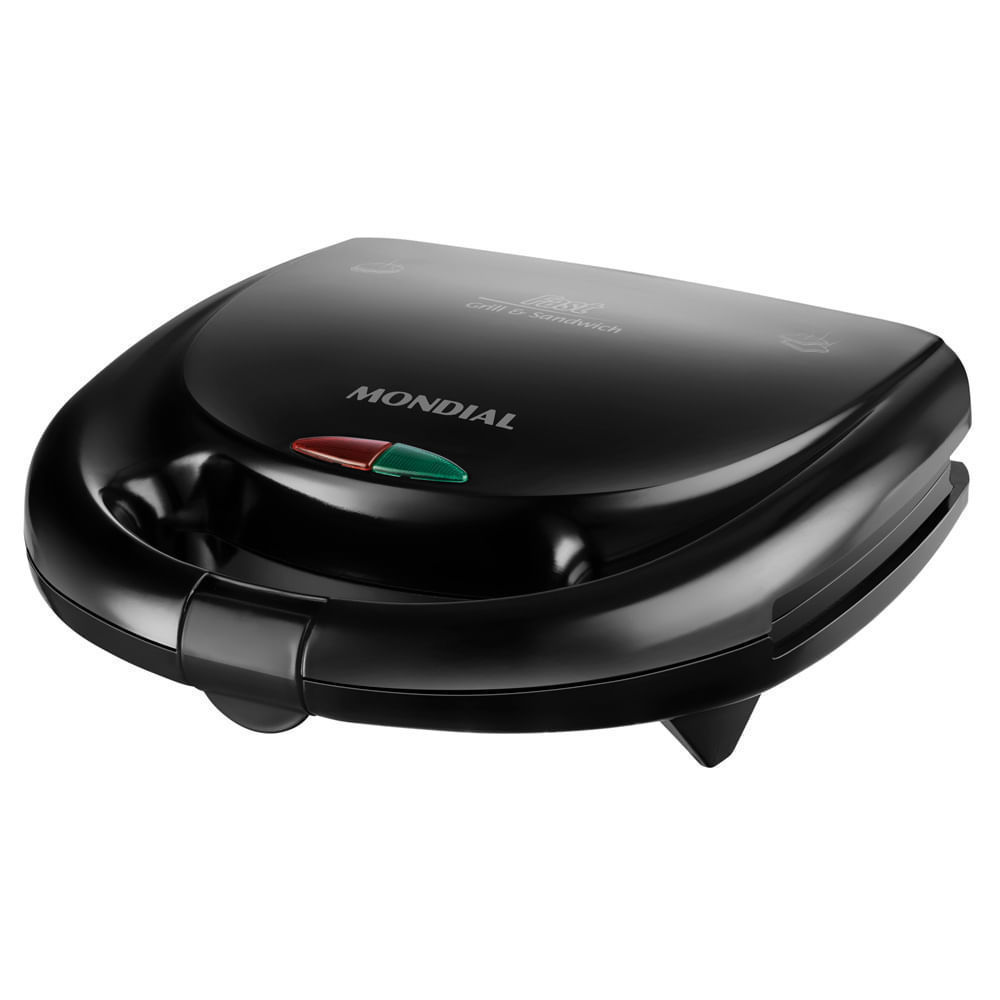 Grill e Sanduicheira Mondial Fast Grill S12 Preta - 750W 220V em Oferta na Shopee
