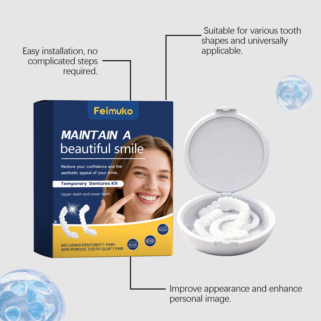 Snap Ajustável No Projeto Material Confortável Das Dentaduras Apropriado Para Vários Usuários