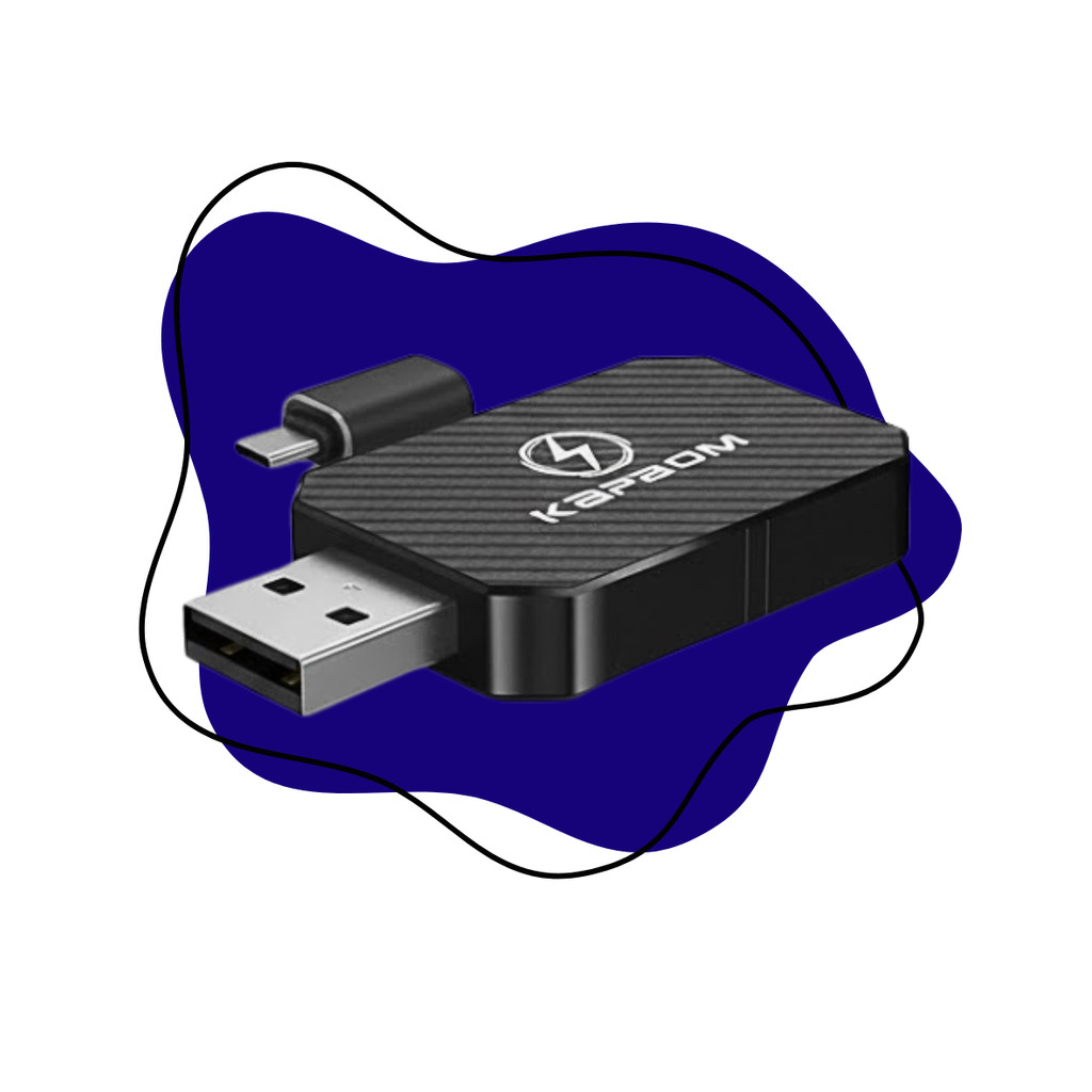 Adaptador Carplay Wireless Automático Usb-c Conexão Sem Fio Carro