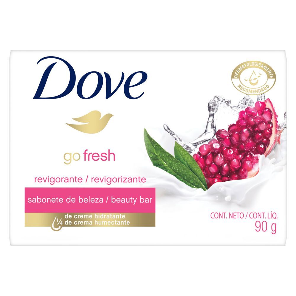 Sabonete em Barra Dove Go Fresh Romã e Verbena com 90g em Oferta na Shopee