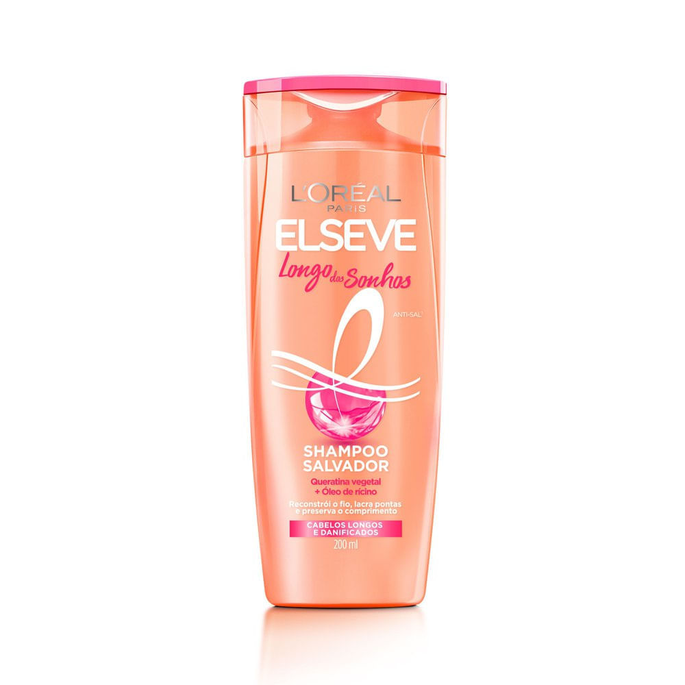 Shampoo Elseve Longo dos Sonhos 200ml em Oferta na Shopee