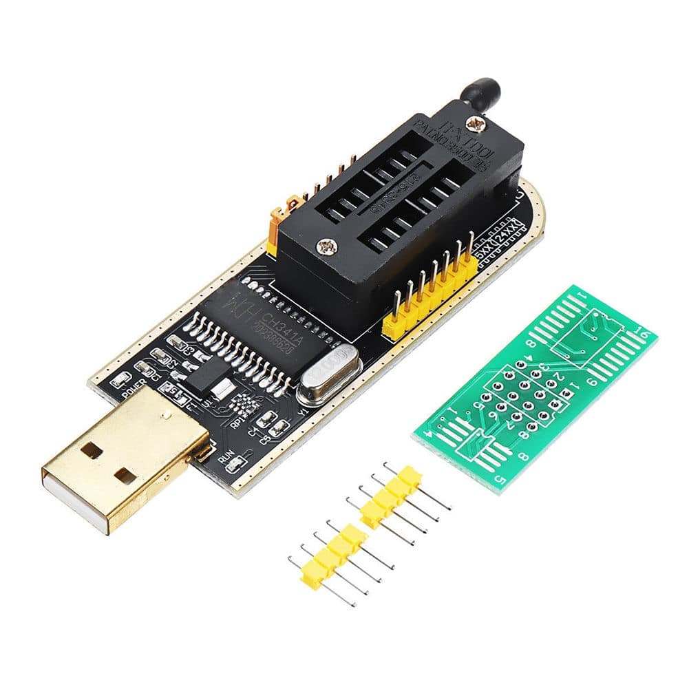Ch341 Gravador Programador Eprom USB Ch341a Bios Flash Spi