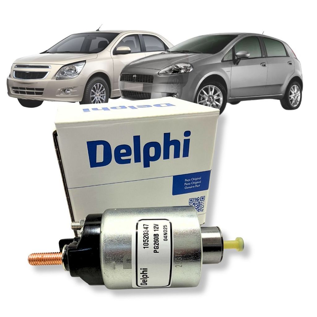 AUTOMATICO RELE AUXILIAR DE PARTIDA 12V PARA GM CELTA CORSA  FIAT PALIO STRADA UNOI - DELPHI PG260B