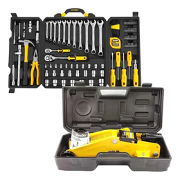 Kit Macaco Hidráulico Jacaré 2T Vonder + Jogo Ferramentas 110 Peças Reparo Automotivo Profissional