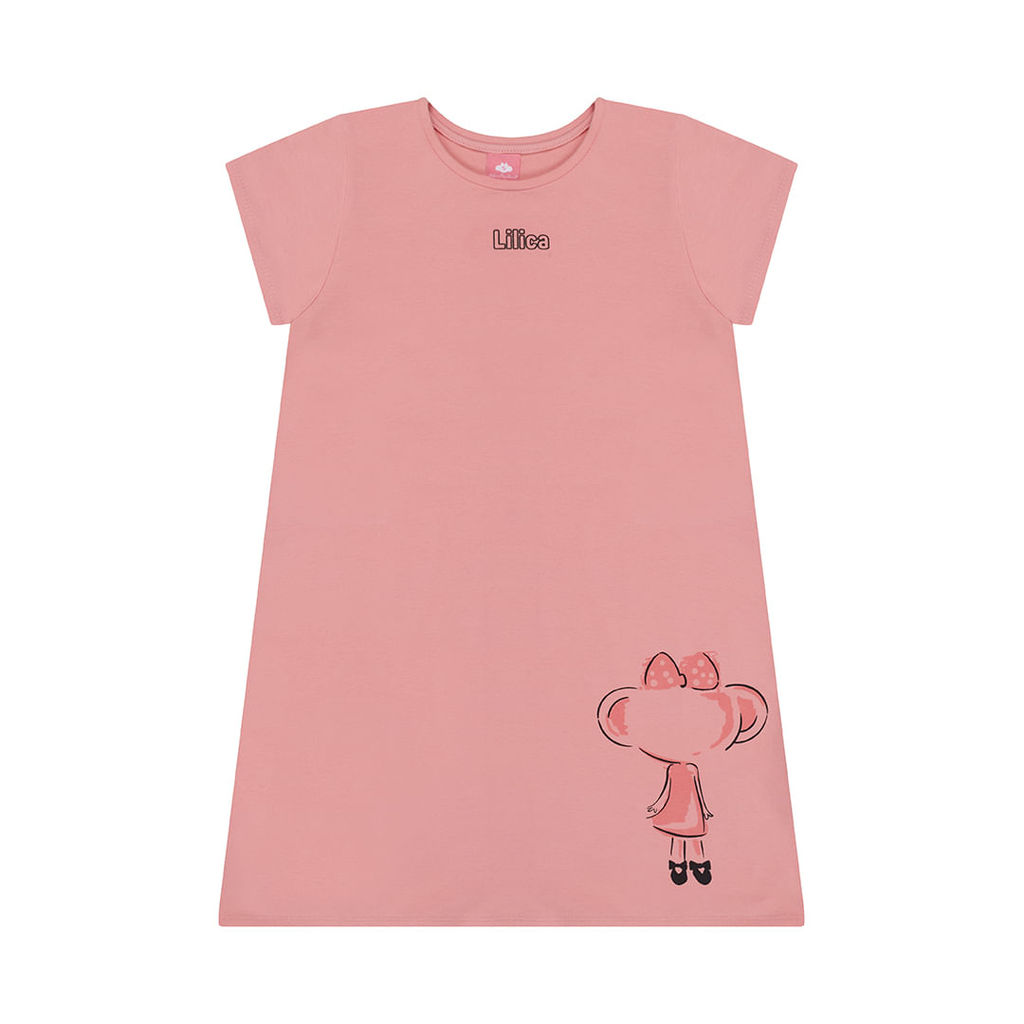 Vestido Curto Infantil Feminino Lilica Ripilica