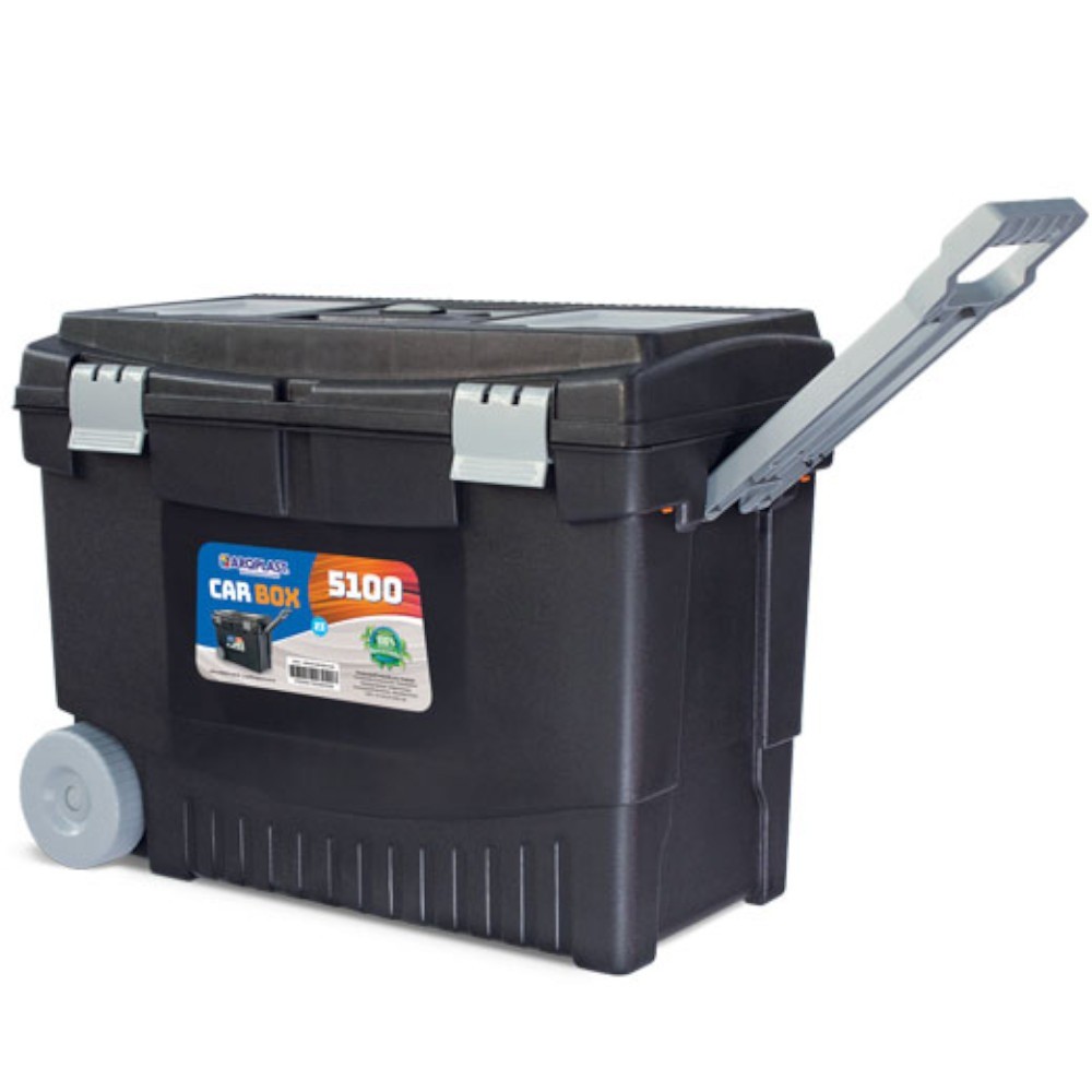 Caixa plástica para ferramentas com rodas 23" - CAR BOX 5100 - Arqplast em Oferta na Shopee