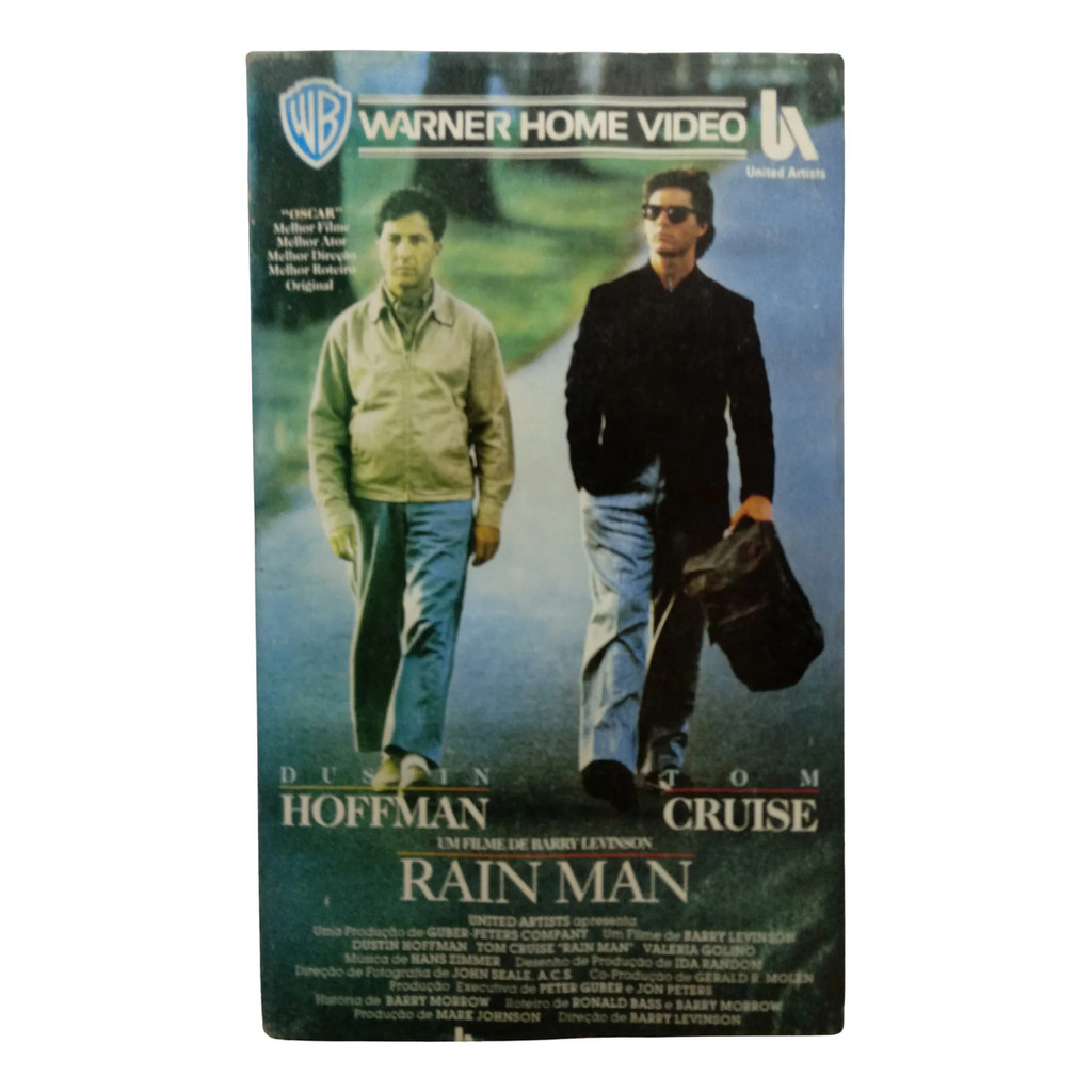 Vhs Rain Man - Tom Cruise - Dustin Hoffman
