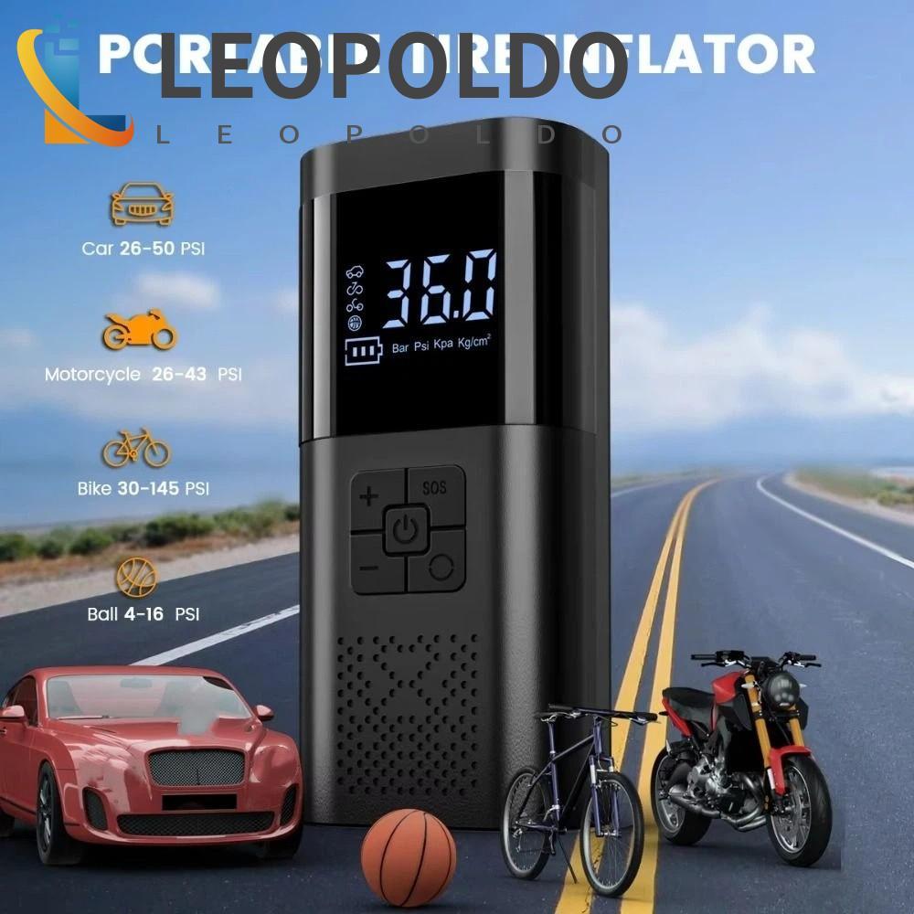 Inflador De Pneus LEOPOLDO , Bomba De Ar De Carro Com Display Digital Luz LED , Elétrico Manômetro