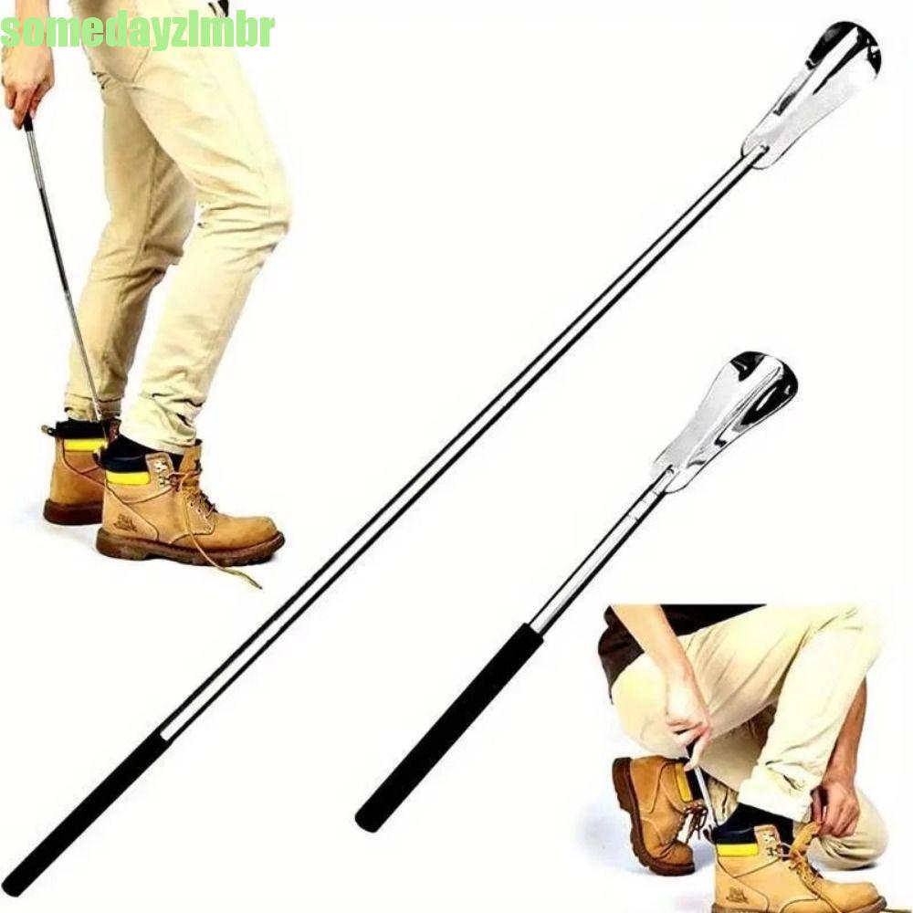 SOMEDAYZL0M Calçadeira Extensível , Telescópica Ergonômica De Comprimento Ajustável , Aço Inoxidável