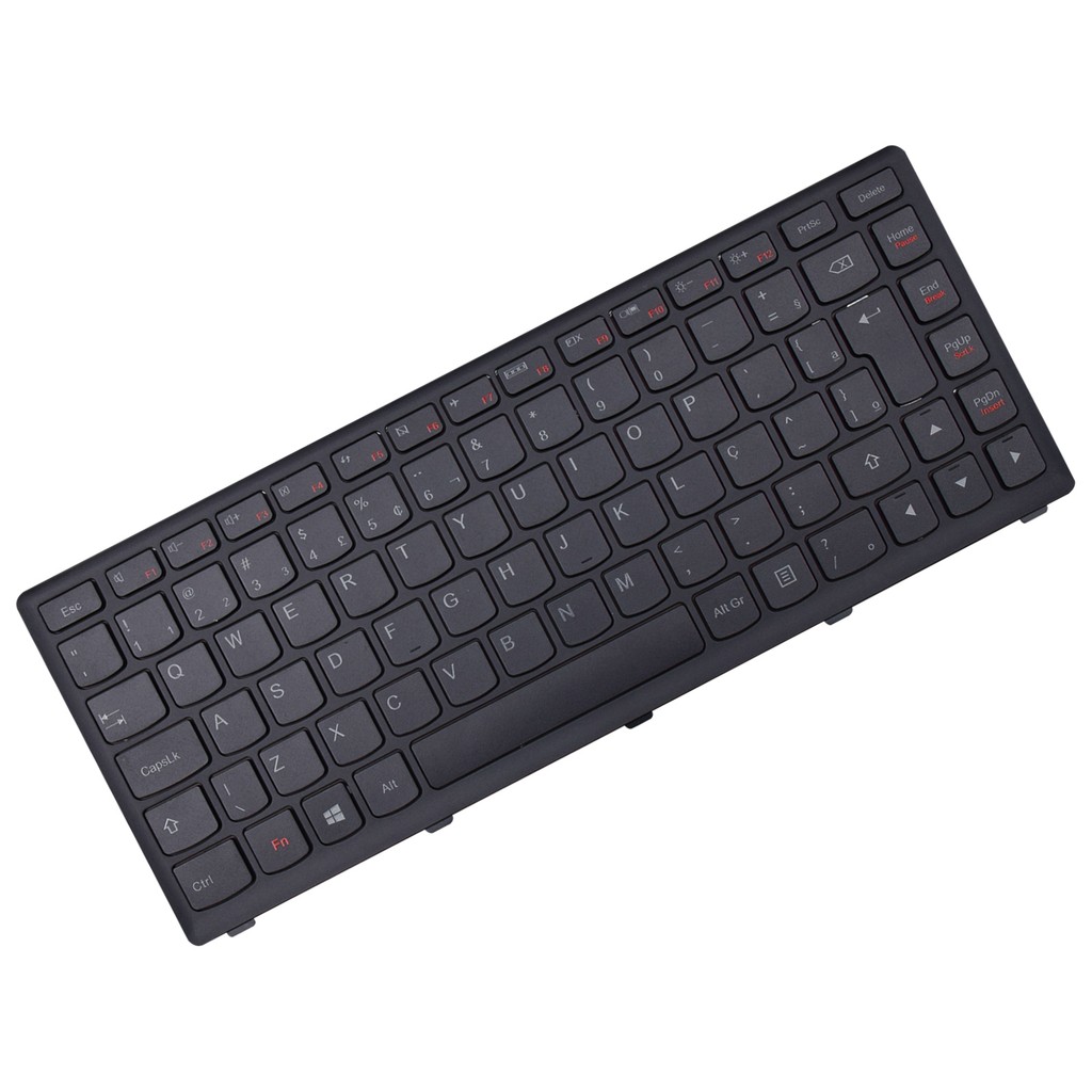 Teclado para Notebook Lenovo Ideapad S400 Preto