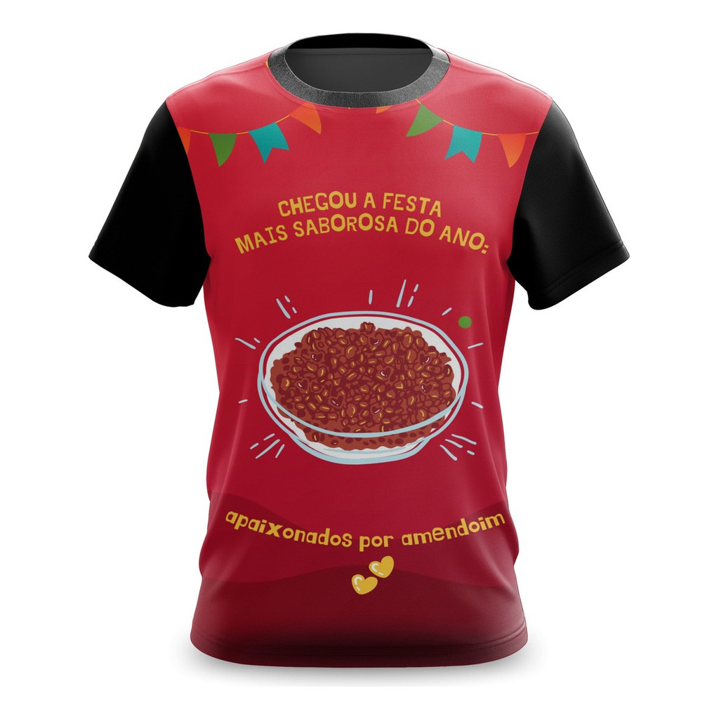 Camisa Camiseta Festa Junina Amendoim 1 De Junho Barracas