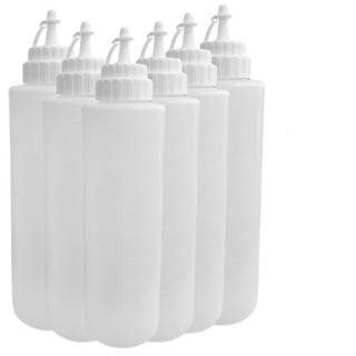 Kit Bisnagas Com 1,2,3,4,5 ou 6 Unidades Profissional 1 Litro Confeiteiro Molhos Crepe Panquecas Donuts em Oferta na Shopee