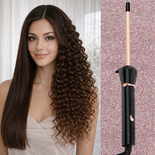 Modelador Maquina de Fazer Cachos Potente Encaracolar Cabelo Aquecimento Instantâneo Modela Rápido