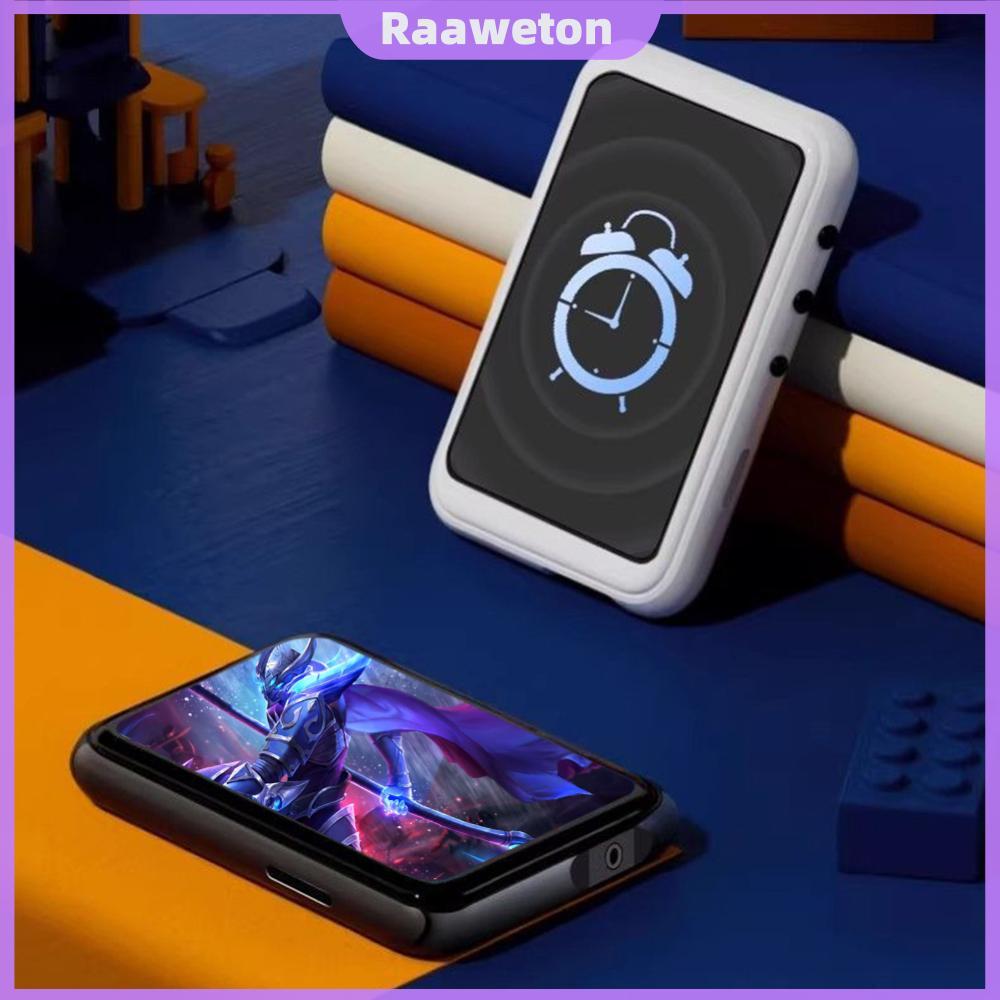 Leitor De MP3 Portátil Gravador De Voz Com Tela De Toque Total Alto-Falante E Reprodutor De Áudio [Raaaweton.br]