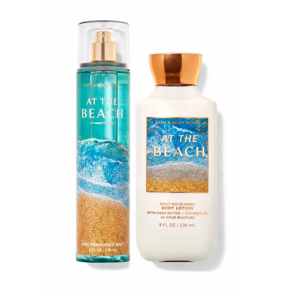 Kit At The Beach Body Splash + Hidratante Bath & Body Works