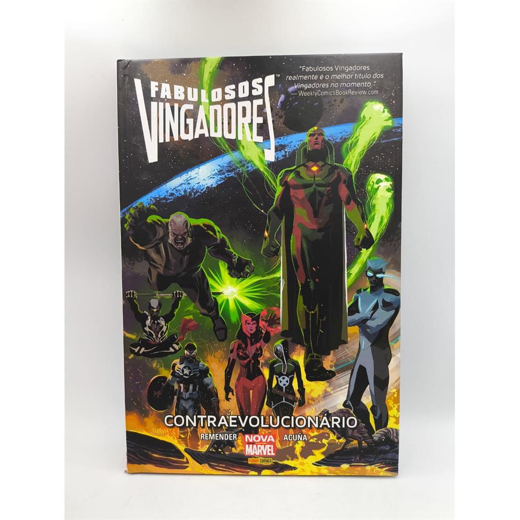 Fabulosos Vingadores - Contraevolucionário autor Remender e Acuña