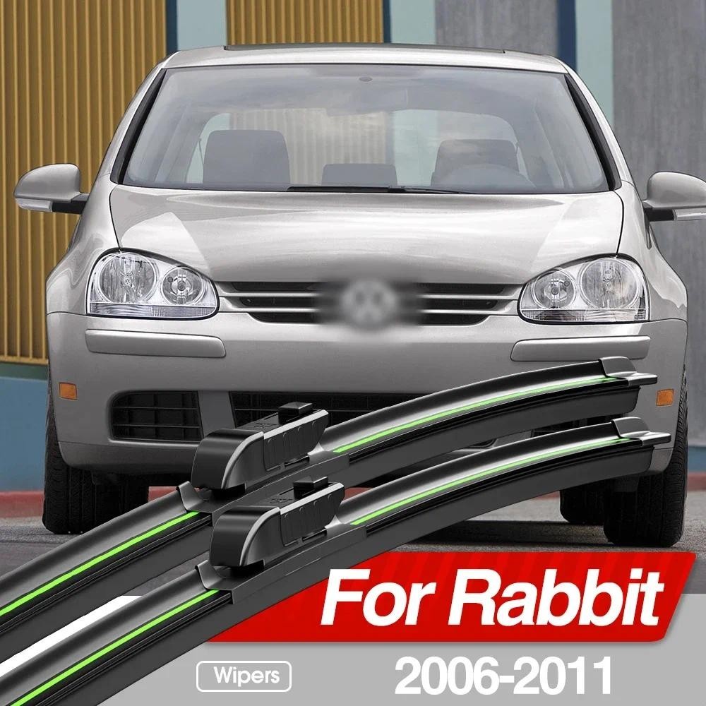 Para Volkswagen VW Coelho 2006-2011 Lâminas De Limpador De-Brisa Dianteiro 2 Peças Acessórios Janela 2007 2008 2009 2010