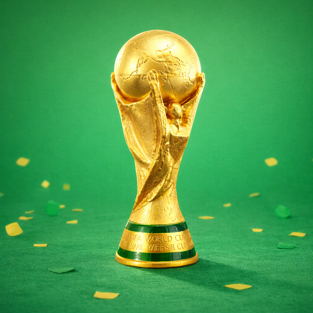Troféu Futebol Copa do Mundo Dourado Para ComemoraçãoTorcida Brasil em Oferta na Shopee
