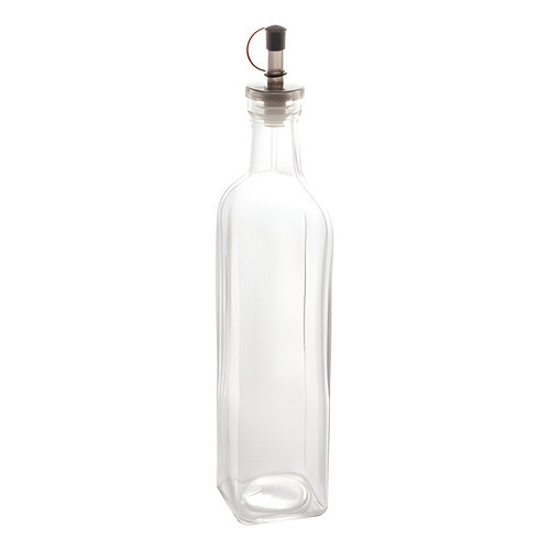 Galheteiro de Vidro 510ml Porta Tempero Líquido Organizado Azeite Vinagre Óleo