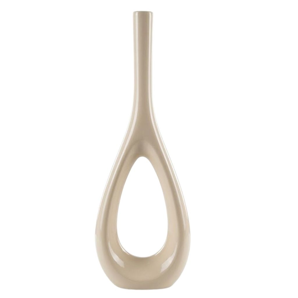 Vaso Estilizado de Alta Estatura (33cm): O Protagonista da sua Mesa ou Aparador