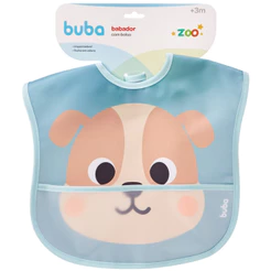 Babador Pega Migalhas Com Bolso Buba Zoo Cachorro Infantil 22242 - Buba