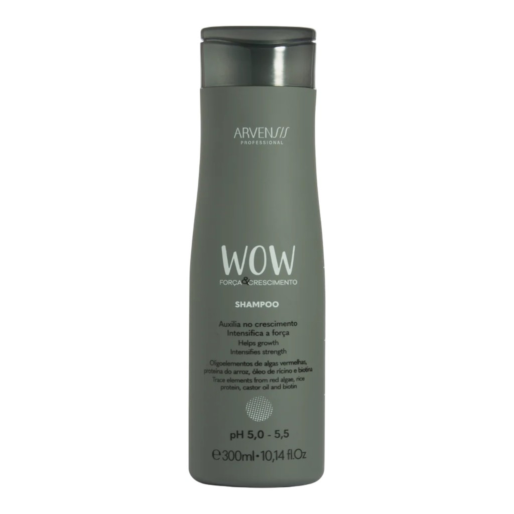 Arvensis Cosméticos Naturais WOW Força e Crescimento - Shampoo 300ml