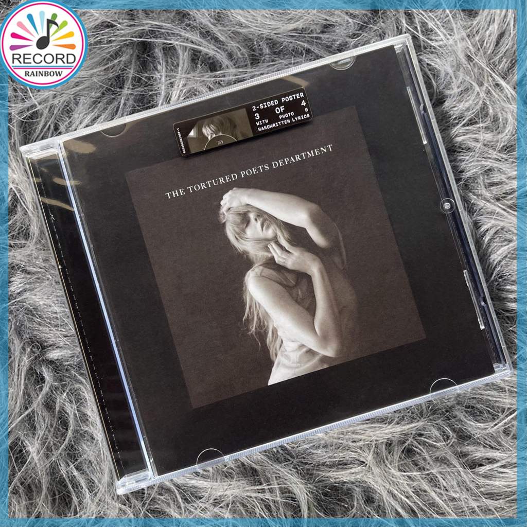 Original Taylor Swift The Tortured Poets Department “The Black Dog”+ Exclusive Poster and 20 Page Booklet Edition CD