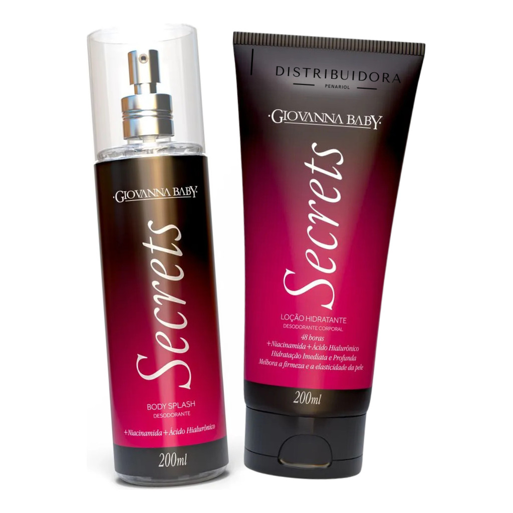 Giovanna Baby Body Splash E Loção Hidratante