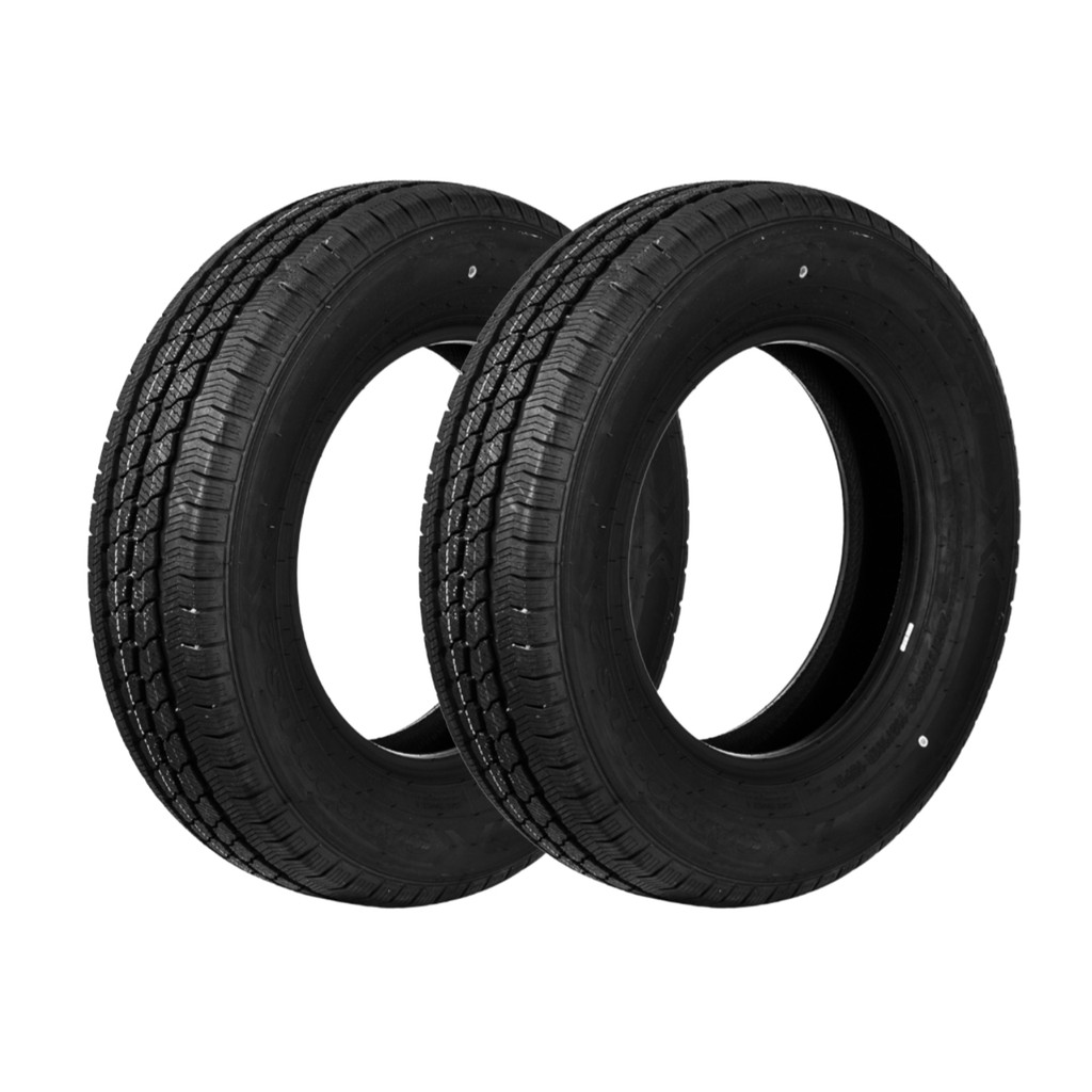 KIT 2 PNEUS XBRI 205/70R15C 8PR 106/104R CARGOPLUS 2 ARO 15 Com Garantia