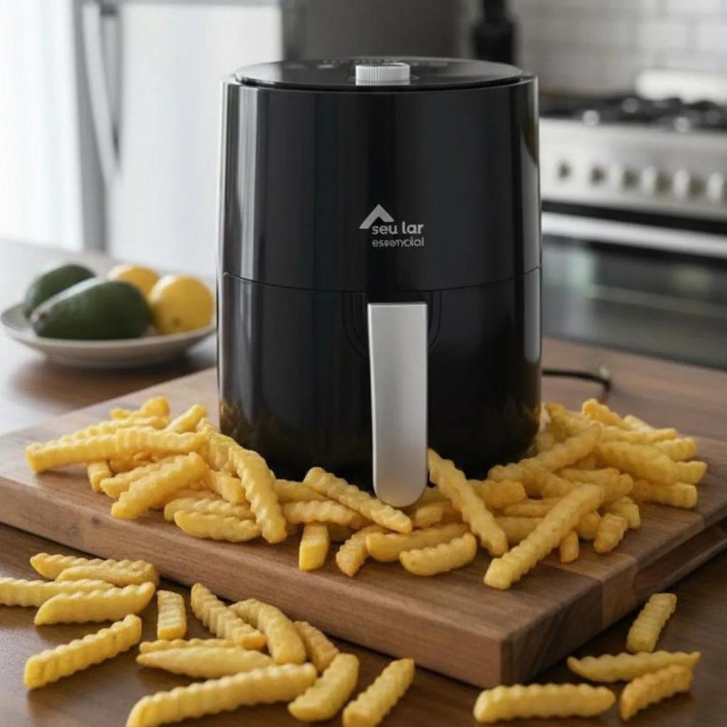 Fritadeira Elétrica Air Fryer 2,8 Litros Seu Lar 127/220v · foto 2