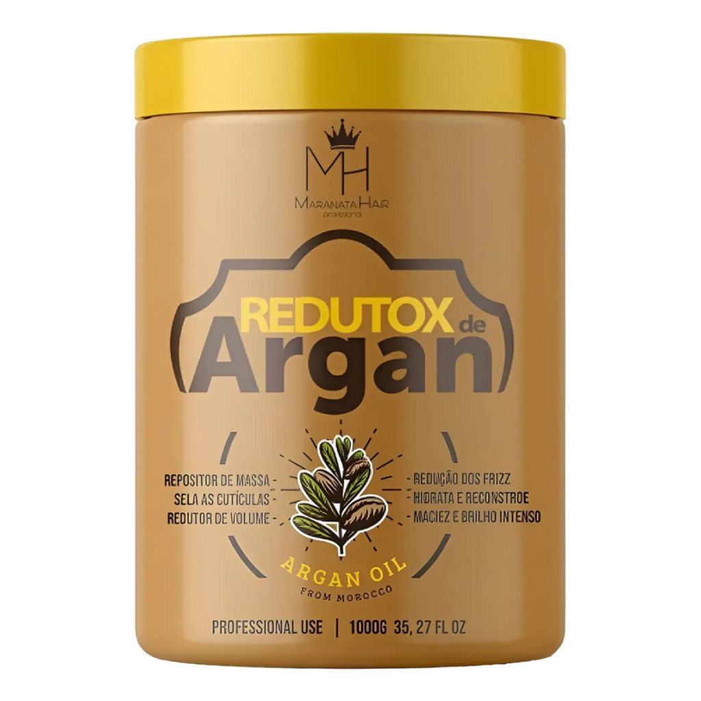 Botox Capilar Argan Maranata 1Kg  Alinhamento Brilho