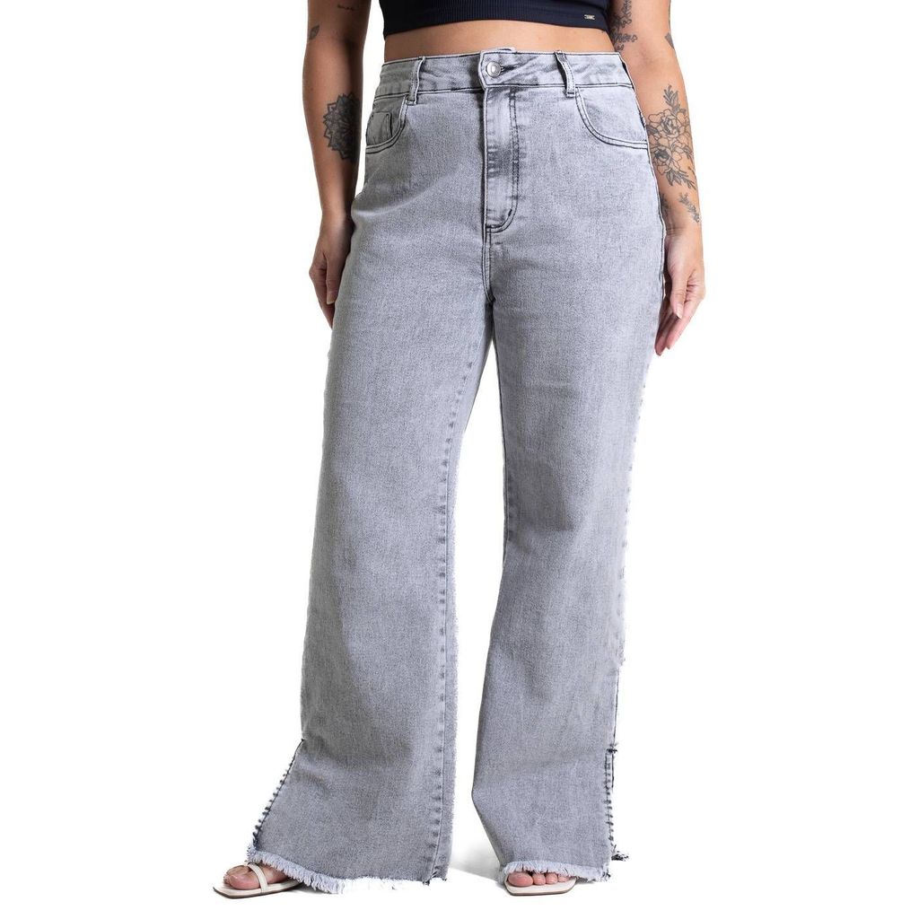 Calça Jeans Sawary Wide Leg - 282806