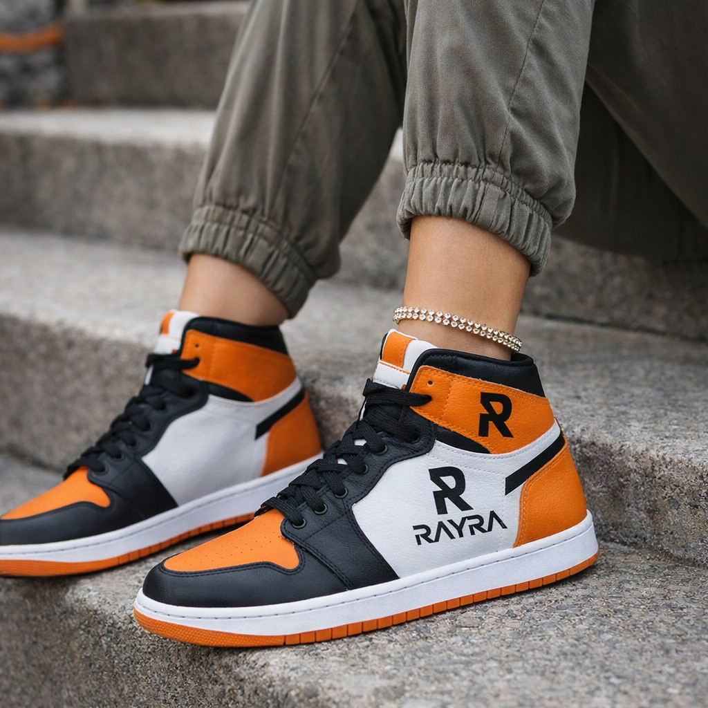 Tênis Rayra Cano Alto Feminino e Masculino Unissex Estilo Urbano Casual Confortável STEETPE