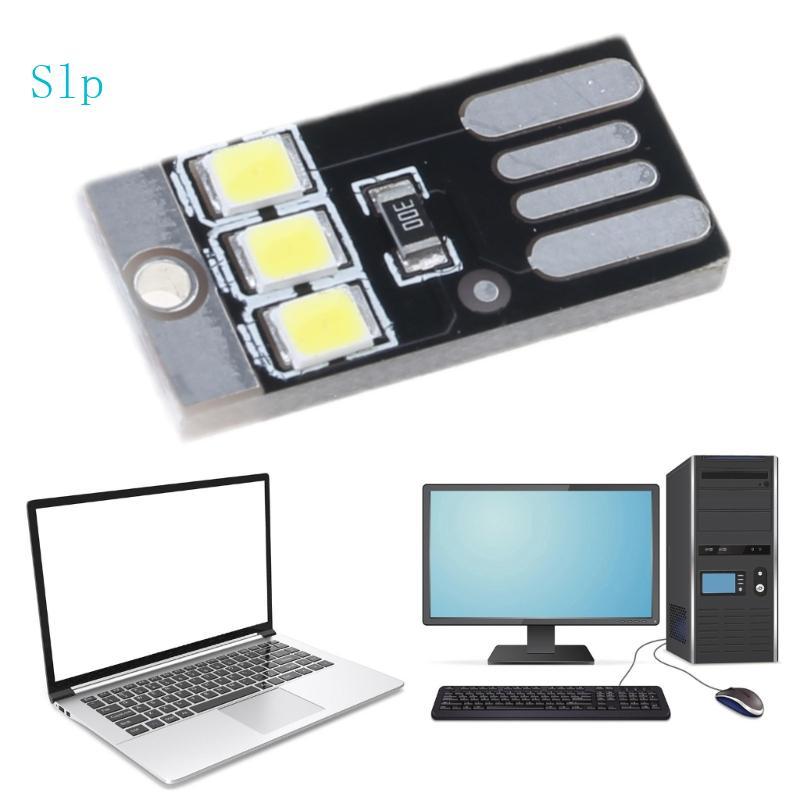 Slp 5 Unidades De Cartão De Bolso USB Power LED Chaveiros Luz Noturna 0 2W Lâmpada De Livro Para Laptop PC Powerbank