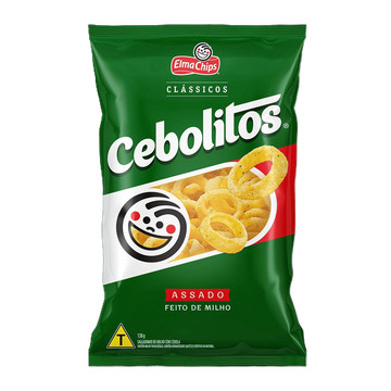 Elma Chips Salgadinho de Milho Cebolitos Clássicos 138g
