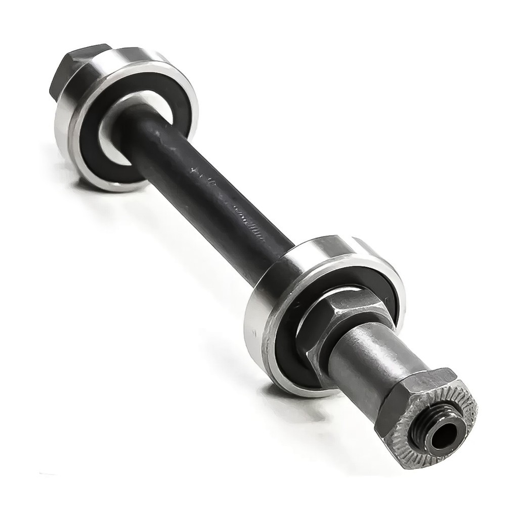 Eixo Traseiro com Batente Vazado + Rolamento Resistente Leve Bike Mtb em Oferta na Shopee