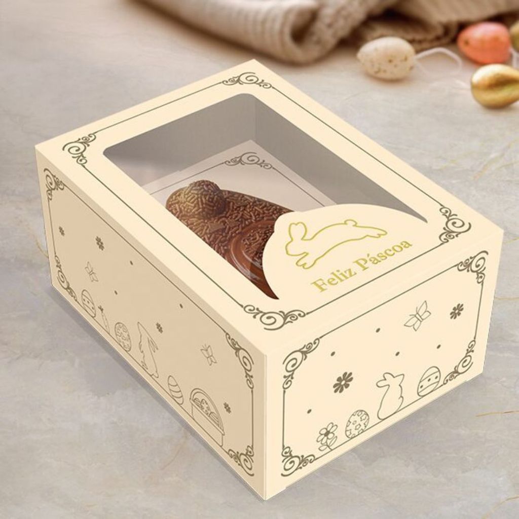 10 CAIXA P/ OVO DE COLHER  AJUSTAVEL 250/350G OU 2X150G GAVETA-PASCOA LUZ 5924 ( IDEIA PÁSCOA 2026 ) em Oferta na Shopee