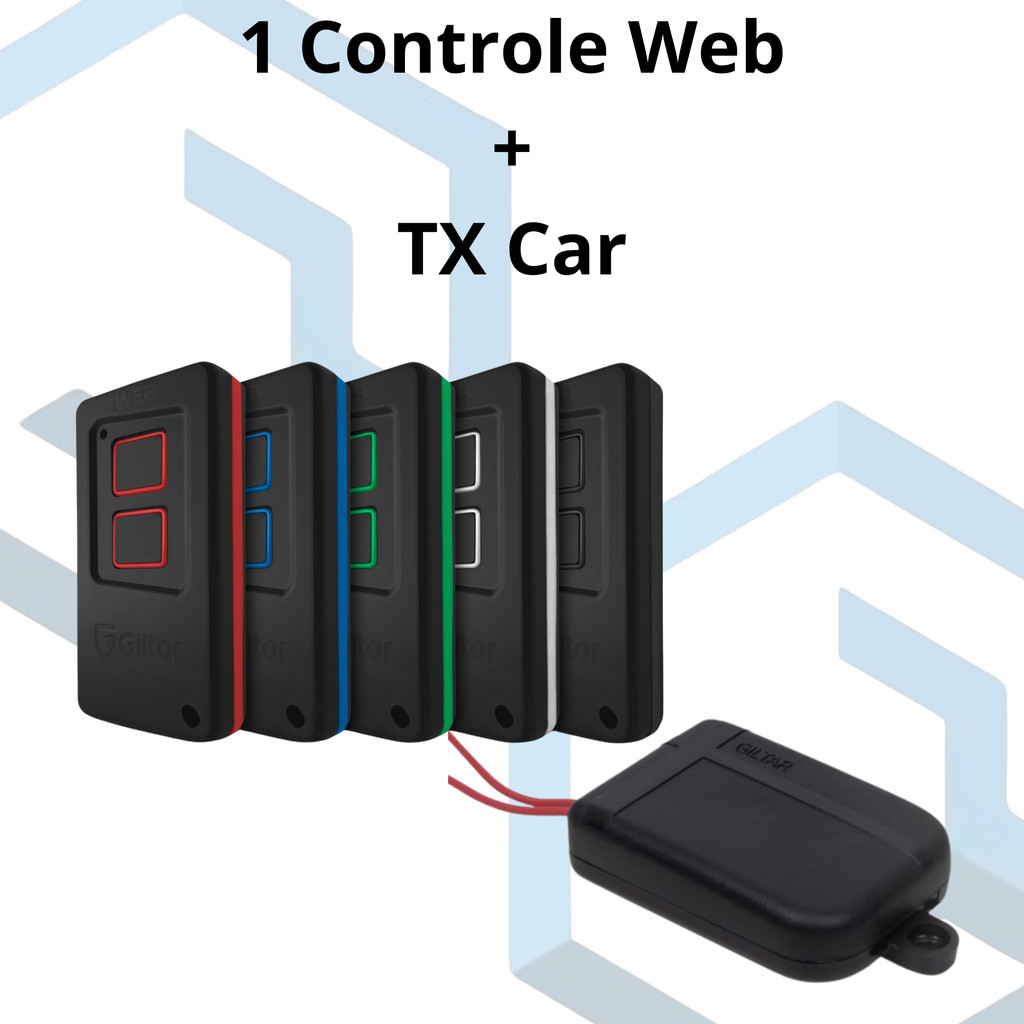 Controle Remoto Portão Giltar Web Code Learning + Tx Car