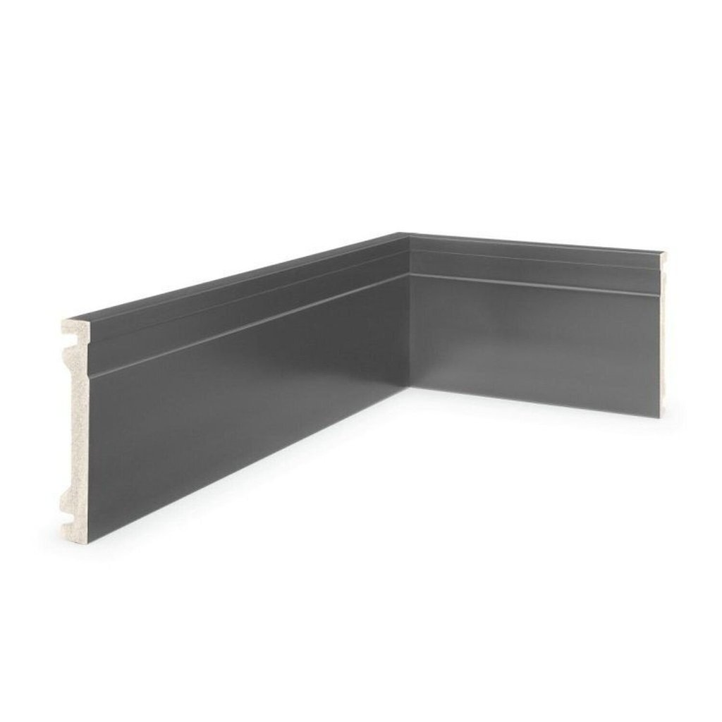 Kit 36m Linear Rodapé de Poliestireno 10cm X 15mm X 2,40m Frisado Nfr em Oferta na Shopee