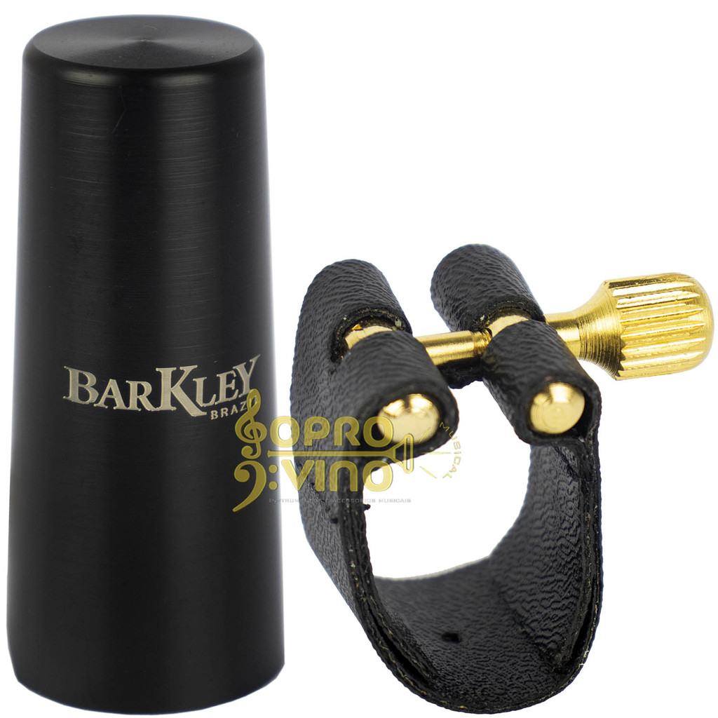 Abraçadeira Couro Sintético Sem Ressonador Sax Alto Boquilha Massa Barkley Cód. ABTOA