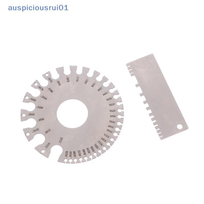 0-36 Redondo AWG SWG Medidor De Fio Espessura Régua Diâmetro Aço Inoxidável Ferramenta Medição Inspeção Soldagem Novo em Oferta na Shopee